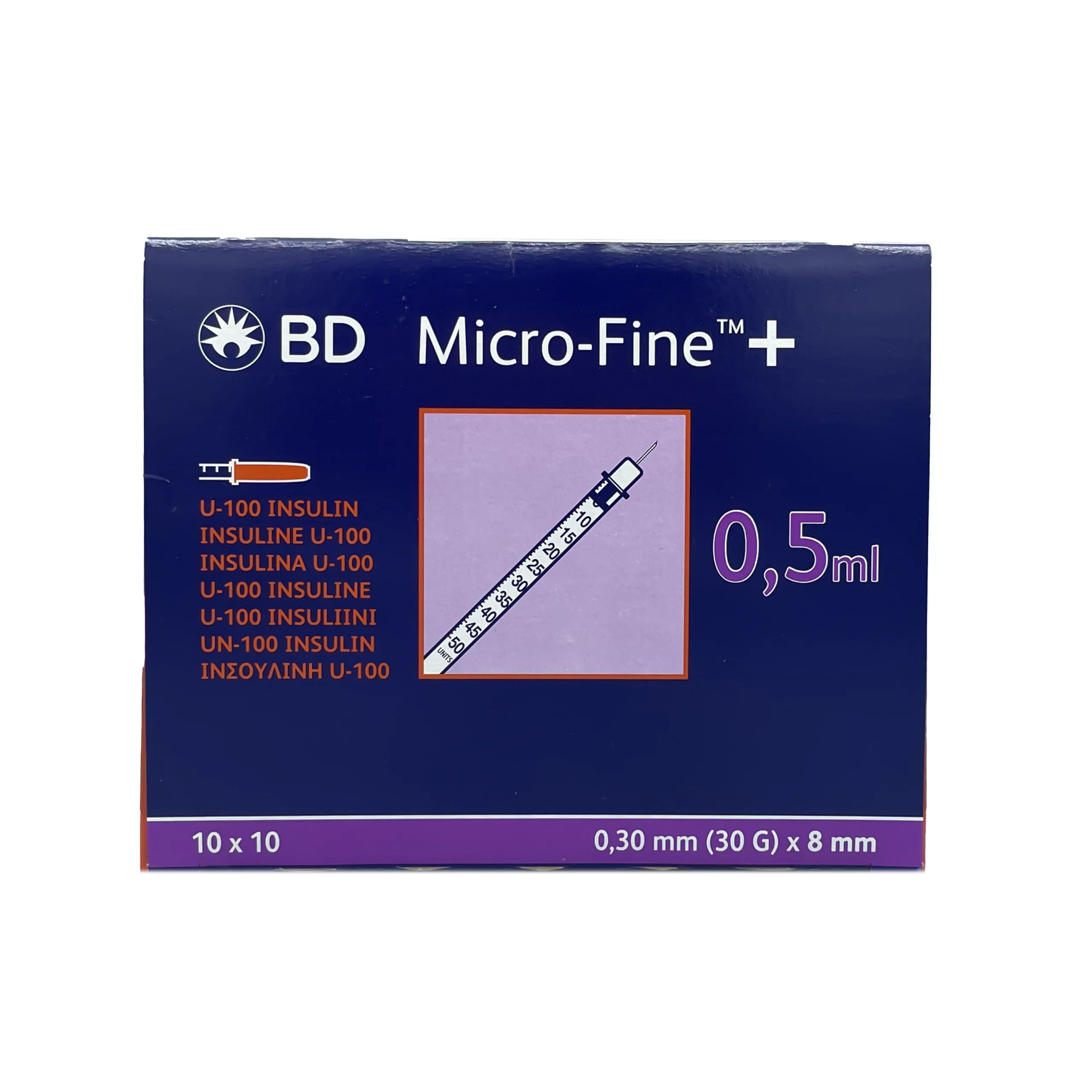 BD Microfine Insulin Syringes 0.5ml