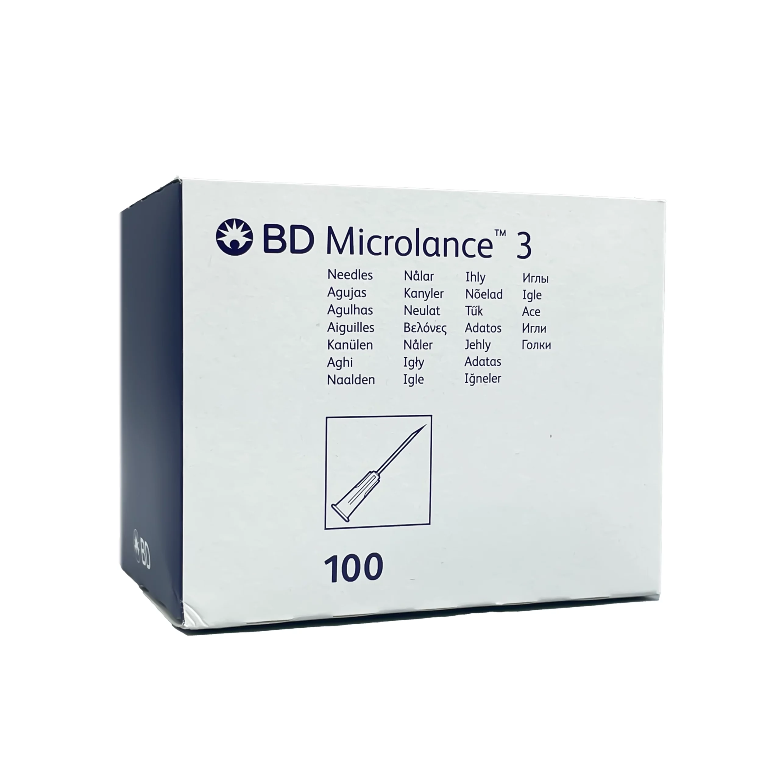 BD Microlance Needles Grey 27G 13mm-1/2" (100)
