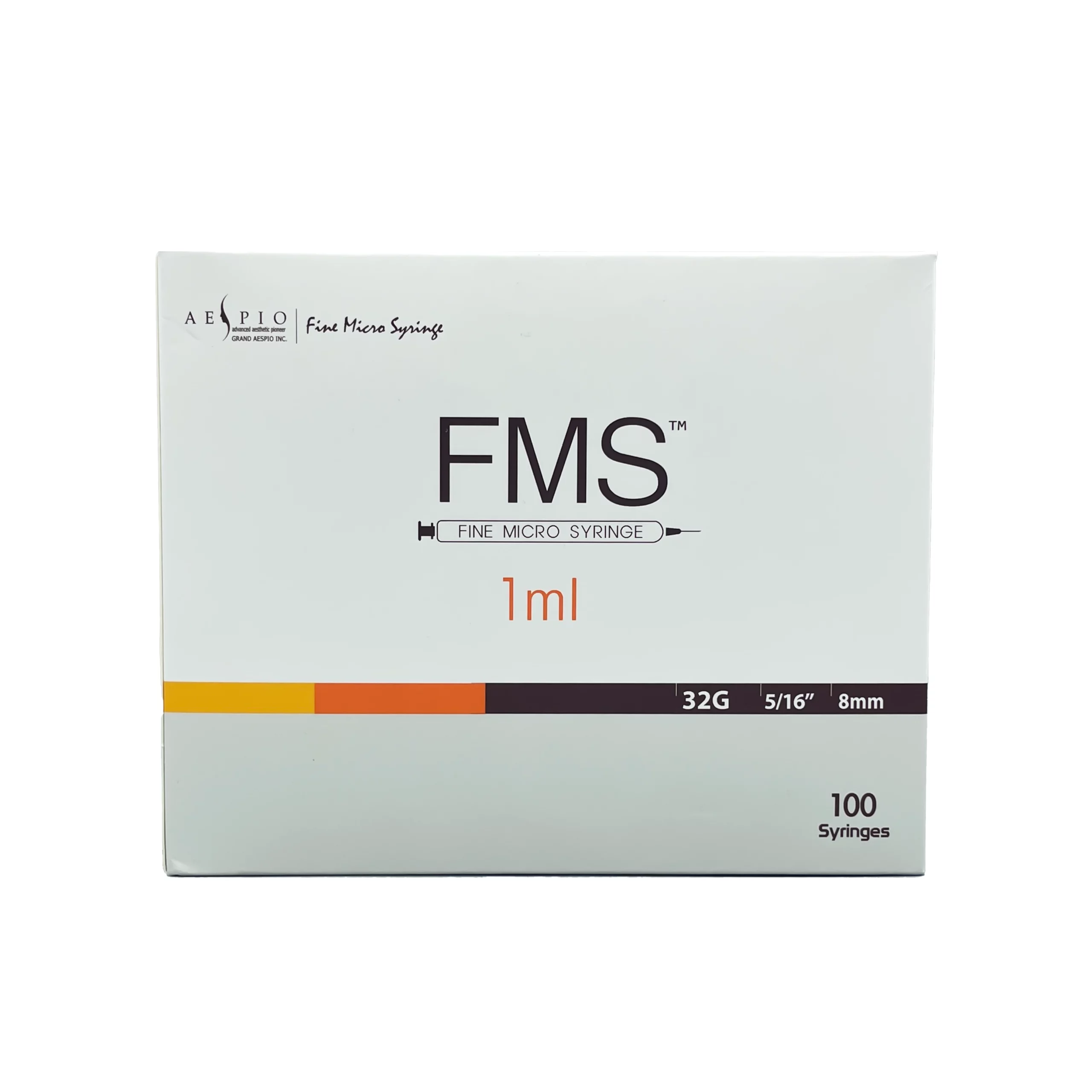 FMS 1.0ml 32G 8mm Fine Micro Syringes