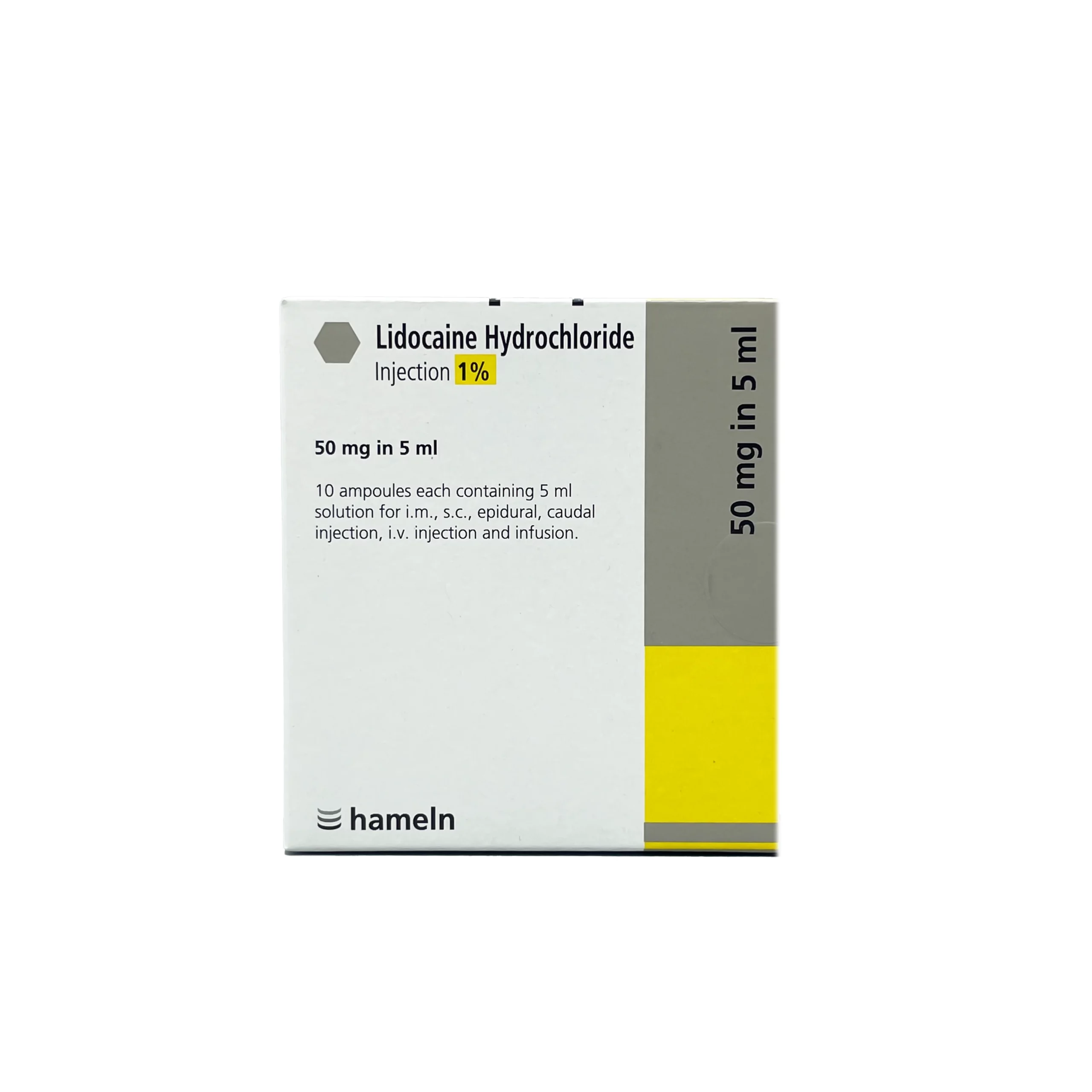 Lidocaine Injection 1% (10x5ml)