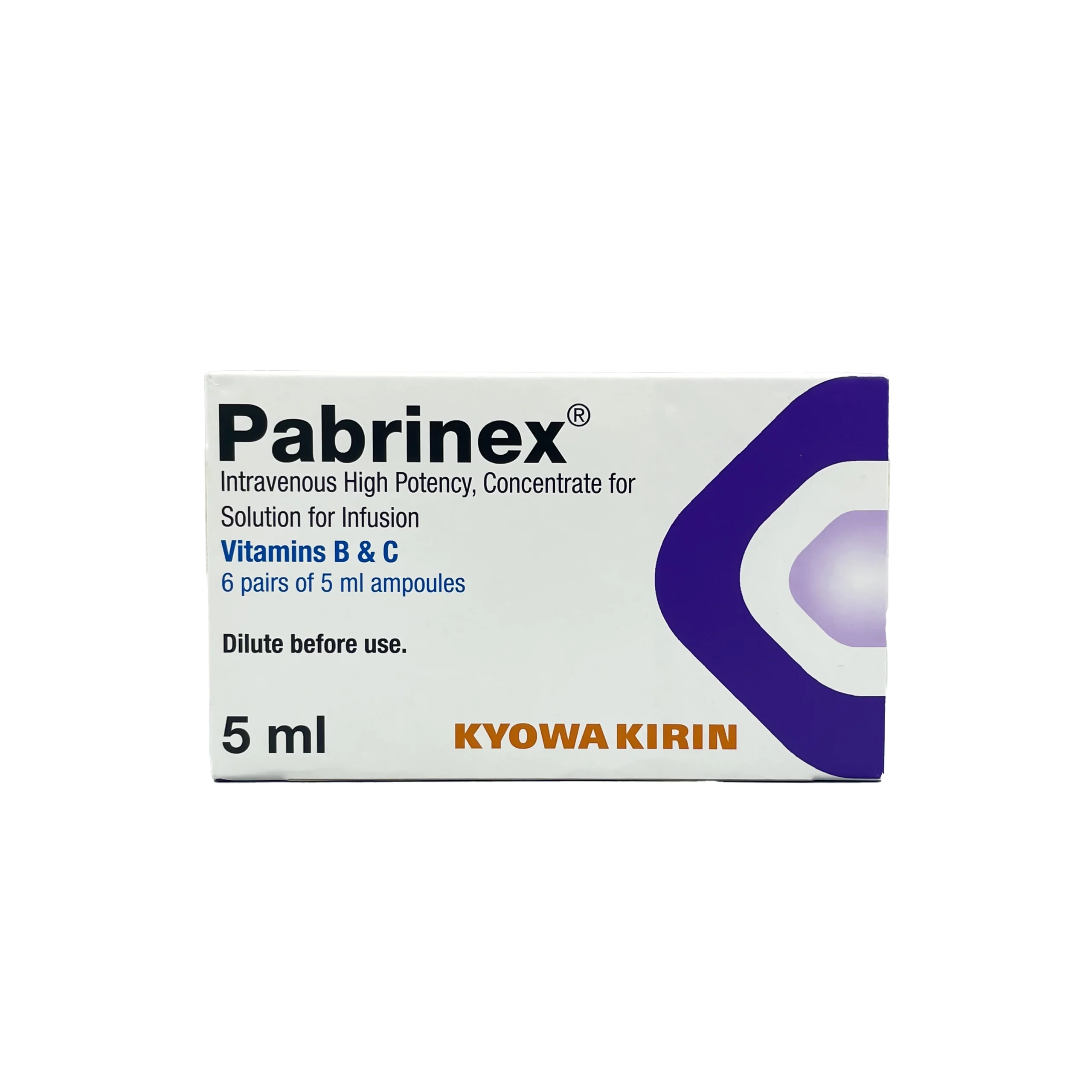 Pabrinex Injection IV High Potency 5ml Amps (6)