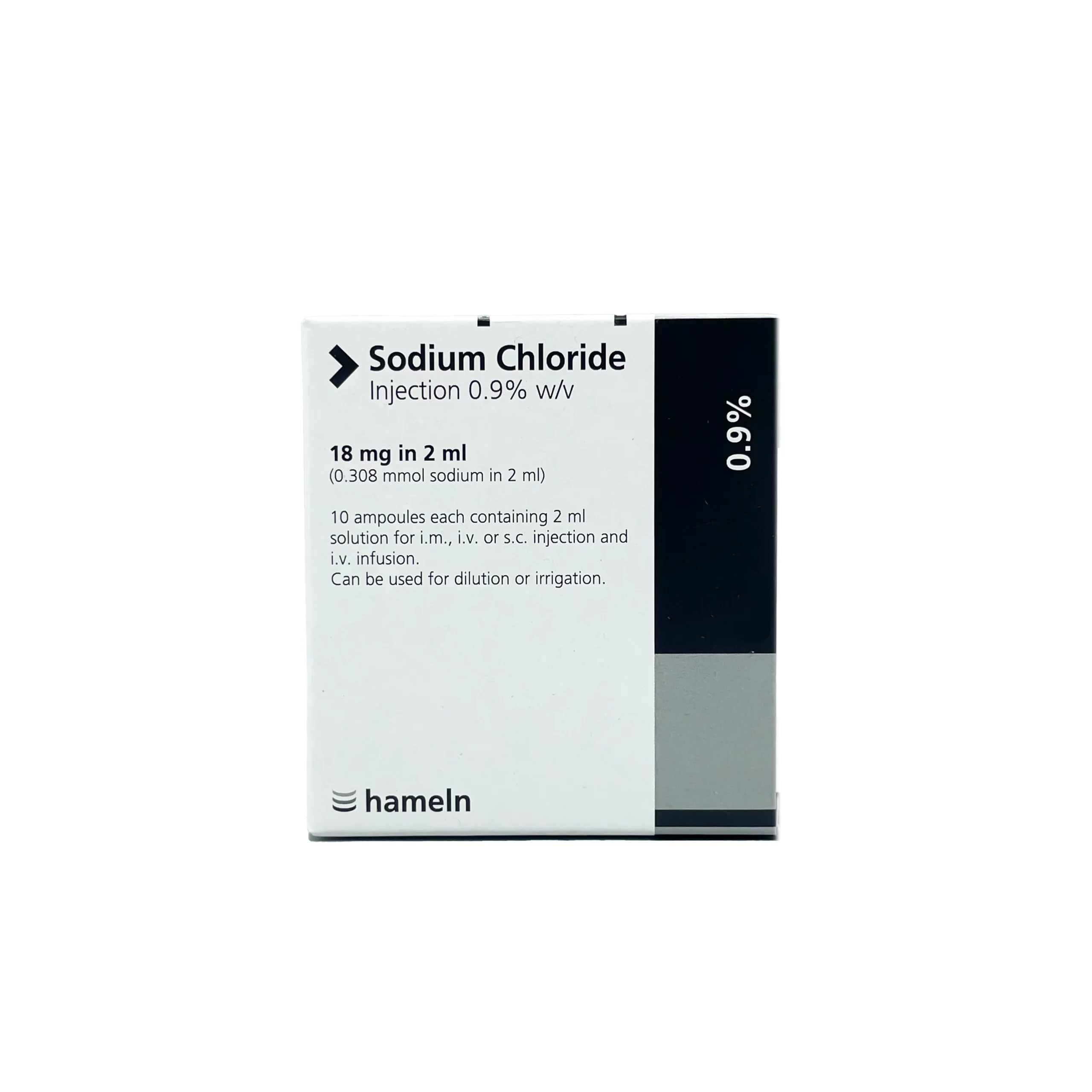 Sodium Chloride 0.9% vials (10x2ml)