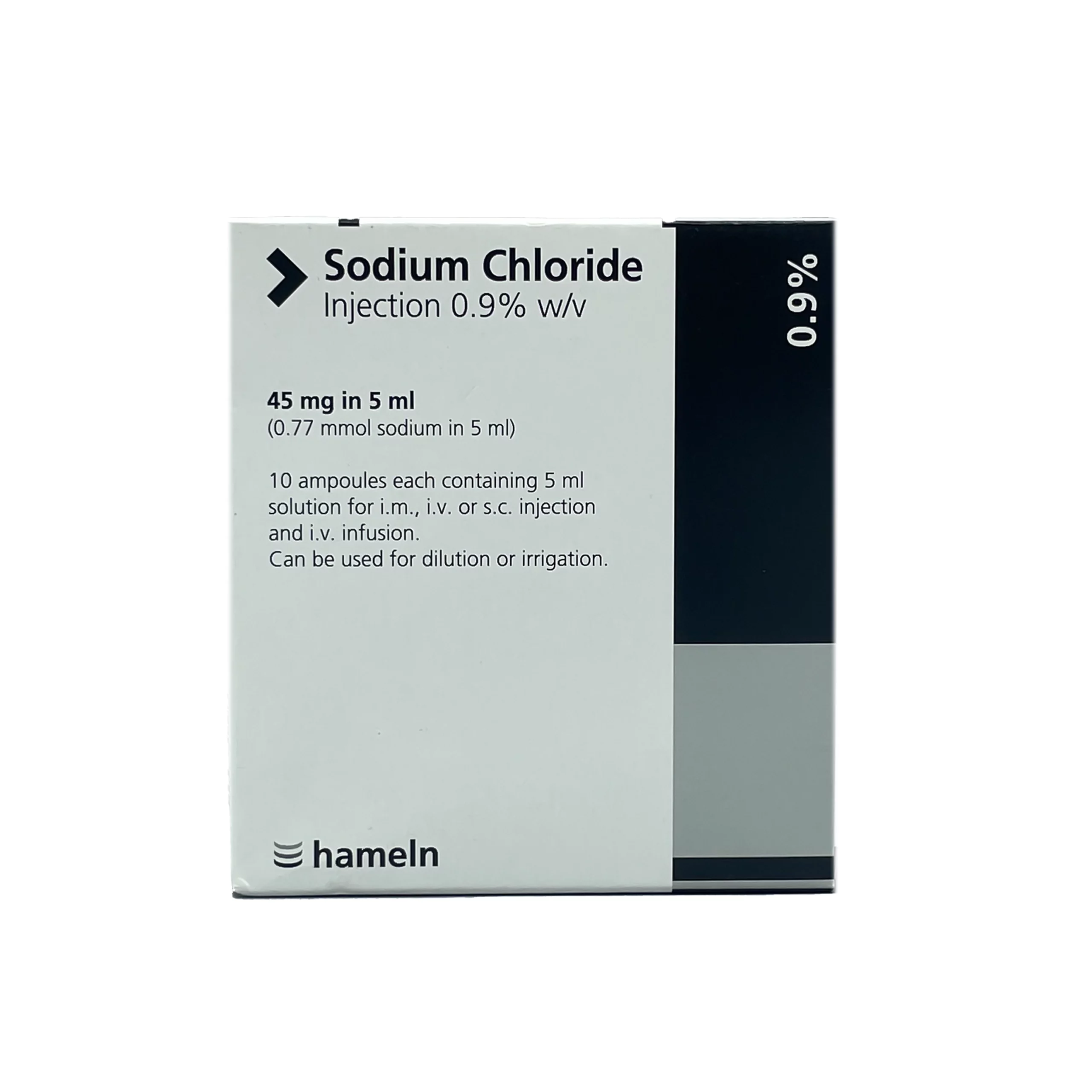 Sodium Chloride 0.9% vials (1x5ml)