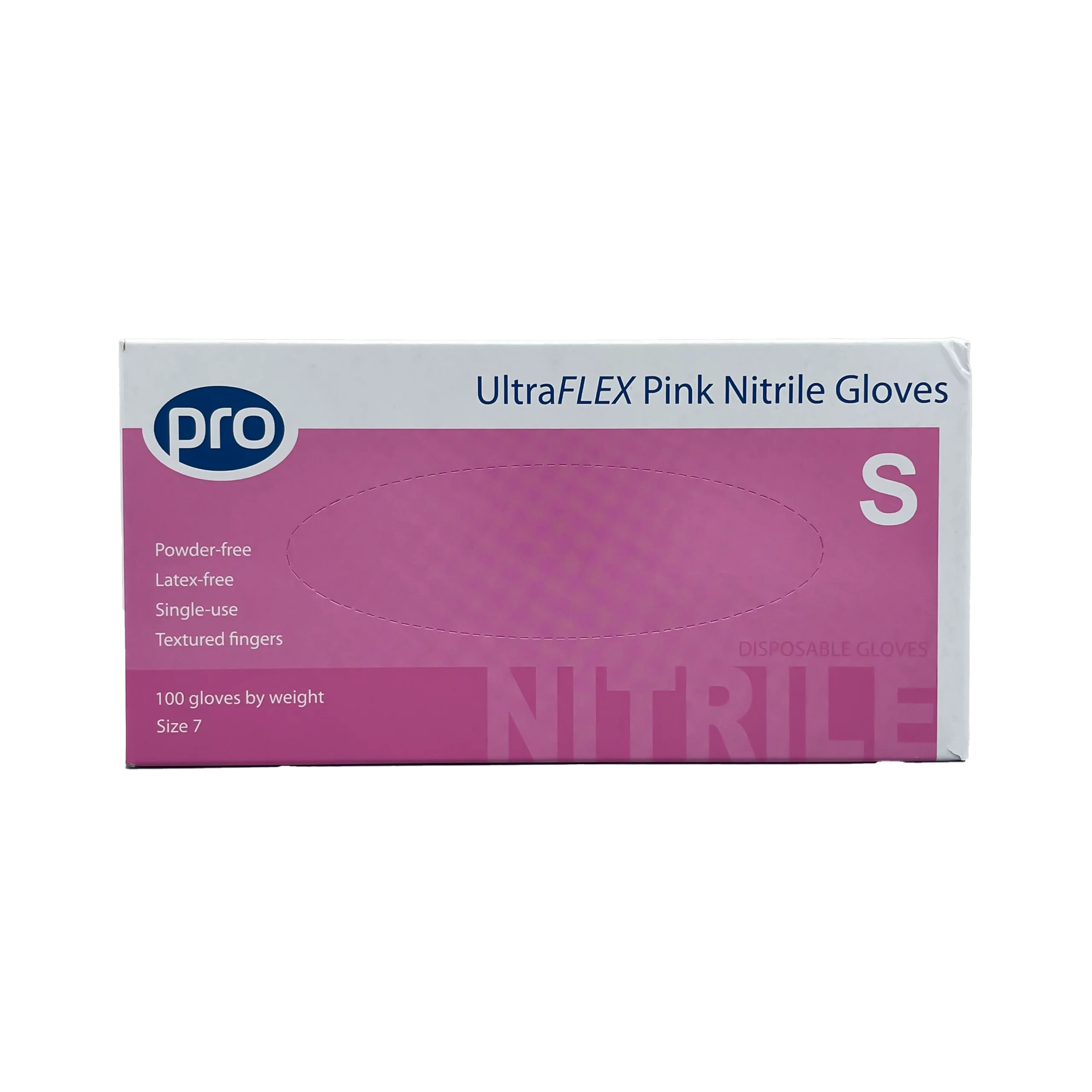 Nitrile Gloves Small PF PINK (100)